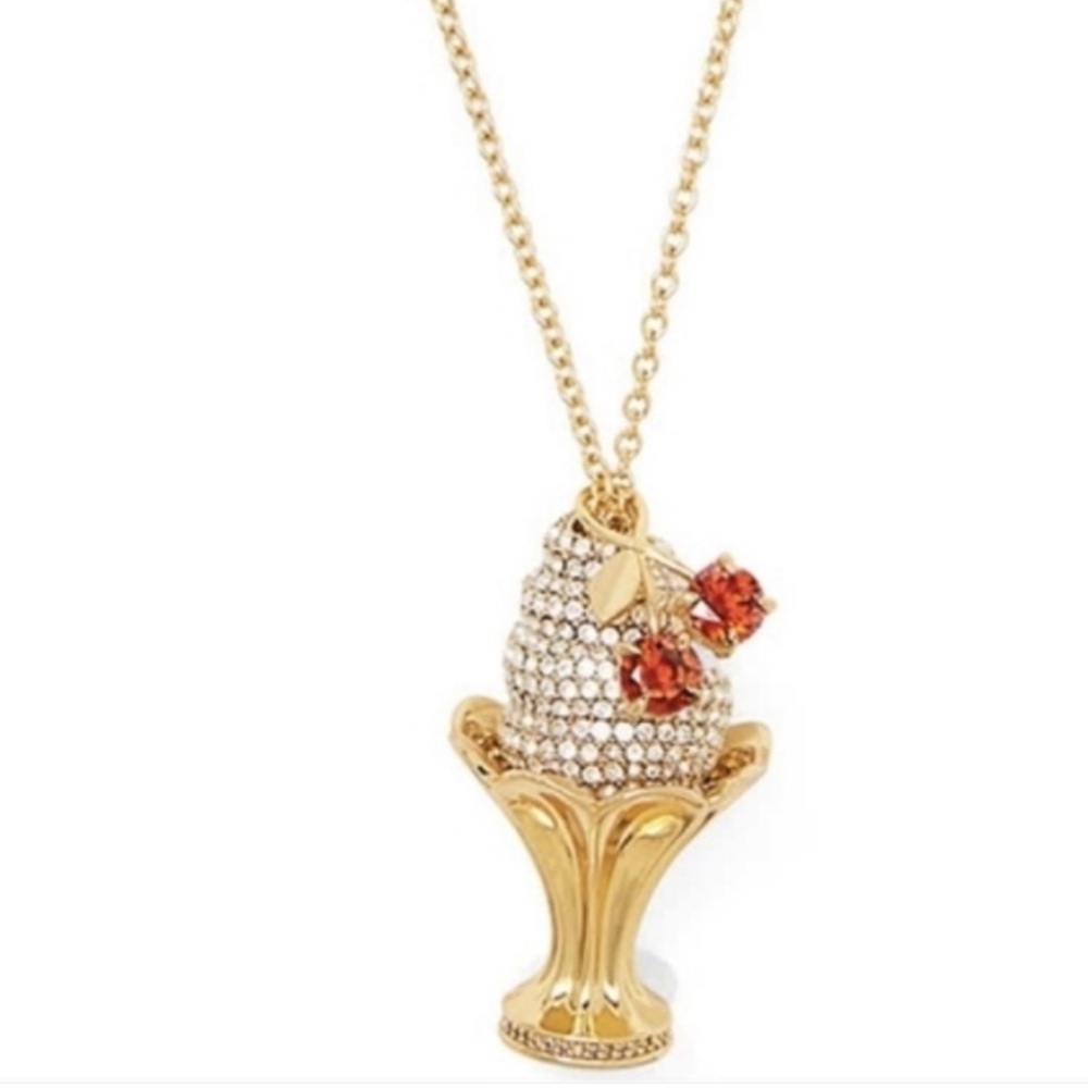 Kate spade ice cream sundae bing pendant necklace